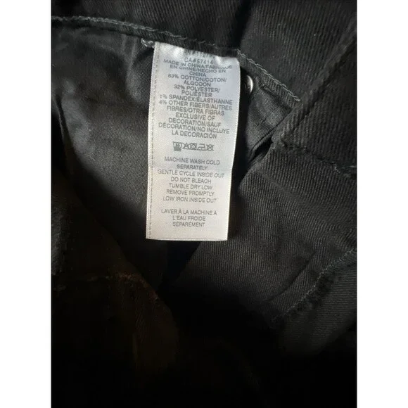 True Religion Ricky Relaxed Straight Jeans Black 29x32 NWT